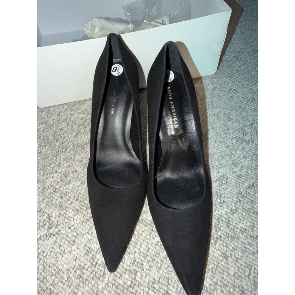Women's 9 Good American Black Heels GA002S-X
